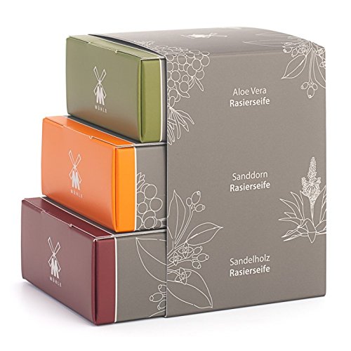 Pack Jabón Afeitar Recambio 3 Aromas x 65gr Mühle