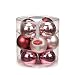Produktbild 12 Christbaumkugeln GLAS 75mm // Weihnachtskugeln Baumkugeln Baumschmuck Weihnachtsdeko Kugeln Glaskugeln Dose, Farbe:Avenue of Romance ( rosa magnolie )
