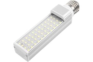 VILLCASE Lampe LED Aquarium, Lampe LED De 9W E27 Pour Éclairage D'Aquarium, Économie D'Énergie, Compatible Avec Les Aquariums De Type Fish Pod Et Fish Box (Blank)