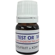 Kit Testeur Argent + Pierre De Touche Naturelle 50x40mm + Flacon 15ml