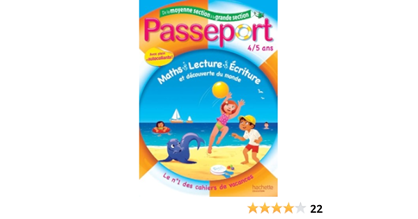 Amazon Fr Passeport De La Moyenne A La Grande Section 4 5 Ans Poure Nadia Exbrayat Marie Christine Livres