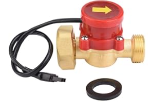 YANMIS Flussostato acqua, G1-G3 / 4 Filetto Interruttore controllo flusso acqua 220 V Pompa acqua Sensore di flusso Interruttore controllo flusso automatico