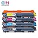 Price comparison product image OFFICE HELPER - 1 Set of TN-241 TN-245 TN-242 TN-246 Toner Cartridges, Compatible For Brother Colour Laser Printer DCP-9020CDW HL-3140CW HL-3150CDW HL-3170CDW MFC-9140CDN MFC-9330CDW MFC-9340CDW DCP-9015CDW HL-3142CW HL-3152CDW HL-3172CDW MFC-9130CW, (1*Black 1*Cyan 1*Magenta 1*Yellow)