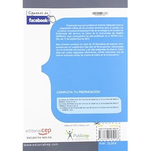 Auxiliares de Enfermería del Servicio de Salud de la Comunidad de Madrid. SERMAS. Simulacros de examen (Madrid (cep))
