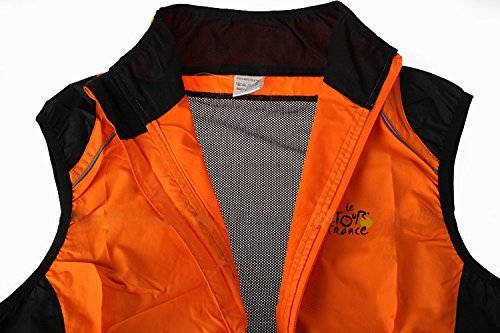 HYSENM Weste Radweste Windweste Jacke Tour de France ärmellos wasserdicht atmungsaktiv für Fahrrad MTB - 3