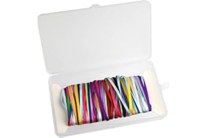 FEPITO Paquet de 18 rubans de ruban double face en ruban de satin assortis de rubans pour la décoration artisanale de cadeaux de Thanksgiving de Noël, couleur 18 de 3 mm x 4 mètres par couleur