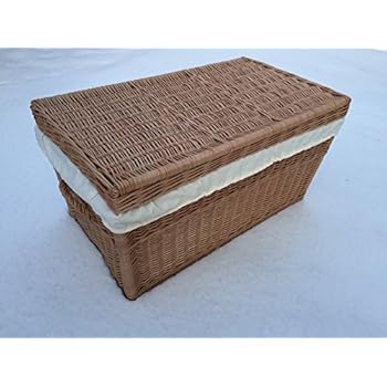 Woodluv Aufbewahrungskorb aus Seegras, extra groß, mit Deckel: Amazon