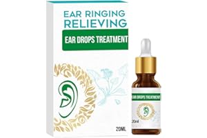 QCSTORE 20ml Ear Sausage Drops, Ear Drops Treatment Tinnitus Ear Drops Hard Hearing Ear Drops for Tinnitus Symptoms Ear Care Fluid Hearing Loss Reduce