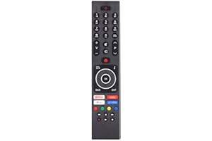 MYHGRC Universal RC43137P RC43137 Remote Control for Polaroid Luxor Bush Logik Digihome Finlux Electriq Smart TVs with Shortcut Buttons - No Setup Required