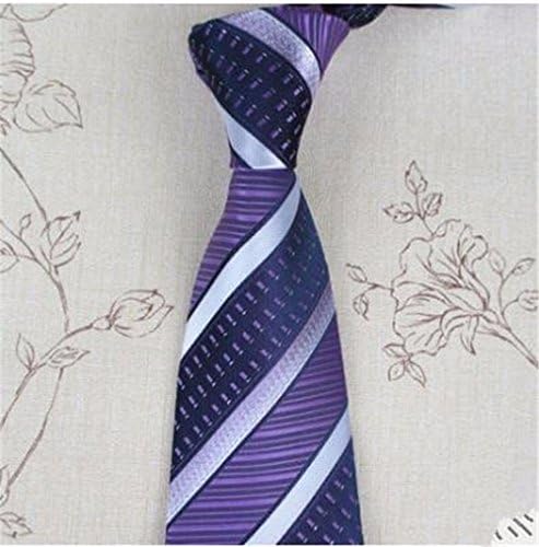 XZLP99 Men'S Korean Version Of The Narrow 8Cm Stylish Wedding Ceremony The Groom Ties Suits Business Tie, Purple,