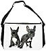 Produktbild Merchandise for Fans Schultertasche - 38x28x8cm, 8,5 Liter, schwarz Motiv: Französische Bulldogge - 13