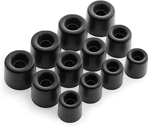 Okuli Set of 12 Memory Foam EarBuds Ear Tips For Earphones Headphones (Small, Medium, Large) - 4.5mm