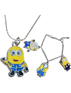 Despicable Me. Minions Cartoon Halskette und Armband Set