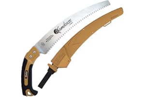 KAMIKAZE PERFORMANCE IN YOUR HANDS KAMIKAZE sega da potatura KM S-330 MAX. 80 mm Ø. Custodia inclusa. Acciaio SK-4. Dentato giapponese. Sega curva. Sega potatura. Prodotto e progettato in Spagna