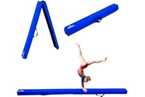 MOZURU - Viga de Equilibrio para Niños 240cm | Gimnasia Artística, Juego Exterior | Plegable, Antideslizante | Psicomotricidad Infantil, Tabla de Equilibrio para Niños