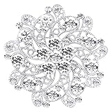amazon schmuck broschen Eigenschaften: Dekorative blinkende Strass und eleganter Blumen Muster. Diese schöne Brosche gibt einen einzigartigen Effekt auf Ihr Aussehen.