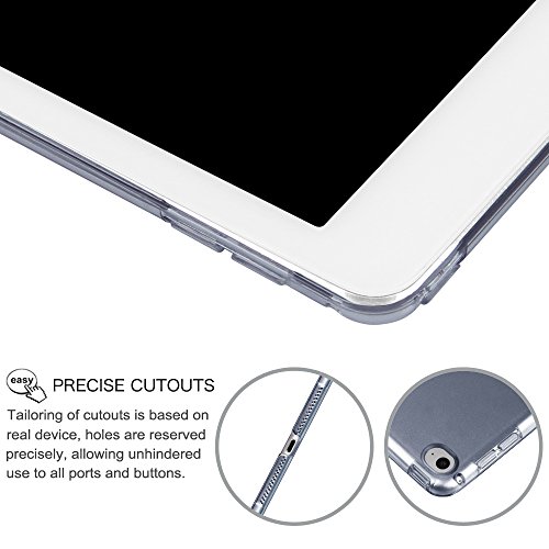 Fintie iPad Air 2 Hülle Case – Ultra Slim Superleicht Schutzhülle mit Lichtdurchlässig Rückseite Abdeckung Smart Cover Tasche mit Auto Schlaf / Wach und Standfunktion für Apple iPad Air 2 / iPad 6, Marineblau - 7