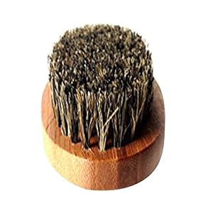 Peppermint Cafe Beard Brush with Soft Boar Bristle Hair for Help Softening and Conditioning Itchy Beards - Image 3