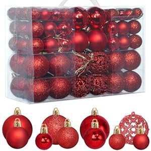 ZFYQ 100Pcs Bolas de Navidad,