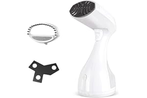 homeasy Fer à repasser vertical 1500 W à vapeur portable pour utilisation à la maison ou en voyage 280 ml - Blanc