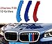 Produktbild Fit B M W 2 Serie 2015–2017, 10 Grill Active Tourer Nieren Kühlergrill Grill Clip in stripe streifen Cover Trim Schnalle Decor 3D 3 Farbe M Power M Sport Tech Motorhaube Kapuze