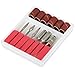 TRIXES Rotary Nail File Manicure Tool Bit Kit 6 Piece Sanding Polishing Engraving Drilling Set