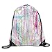 Produktbild OQUYCZ Abstract Colorful Crayons Scribble Grunge Background Drawstring Bags Ball Backpack for Teens College