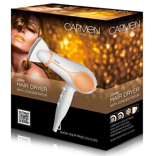 Carmen C80001C Copper Hair Dryer, 2200 W