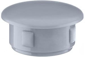 EMFA Tappi per fori diametro 9 mm Grigio RAL 7040 Tappi Foro 20 pezzi diametro testa 13 mm