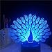 Produktbild 3D Illusion Peacock LED Nachtlicht Romantische Atmosphäre 3D Nachtlicht 7 Farbwechsel LED Touch Button Licht Geschenk 6 Controller