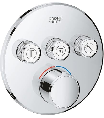 GROHE Grohtherm Thermostatic Shower Mixer Trim Set To Control 2