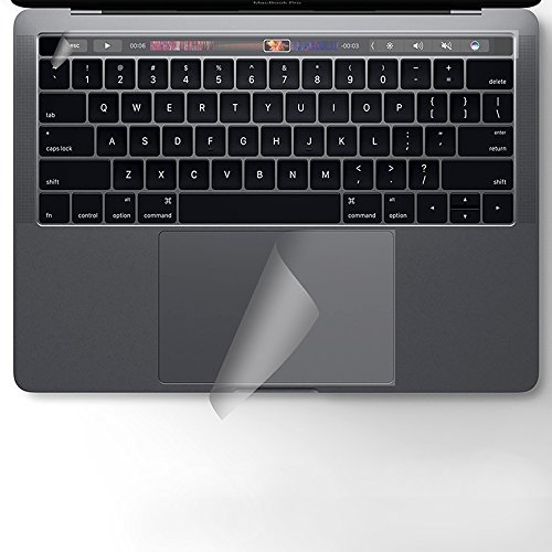 Se7enline Transparente Schutzfolie für Macbook Pro Touch Bar+Trackpad 3in1 Beschützer Glatte Oberfläche für 2016 neu Macbook Pro 15" Zoll/15 inch Modell A1707