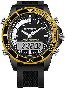 men's dual watch/Outdoor waterproof sports watches/Multi-purpose student electronic tables-C