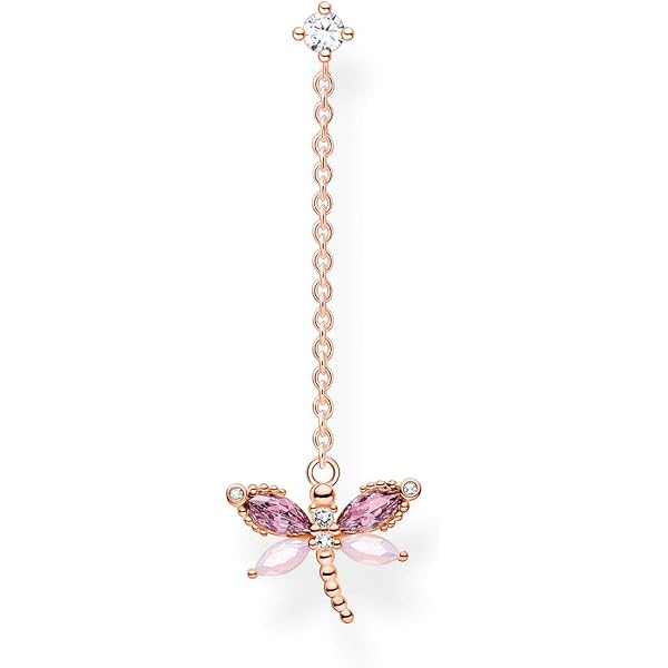 Uniek Sieraad Geschenkdoos Einzelstück Paradise Bird Oorbellen – 925 Zilver, 14K Goud/rosé, Met Zirkonia, Handgemaakt, Hypoallergeen Hypoallergeen Nikkelvrij