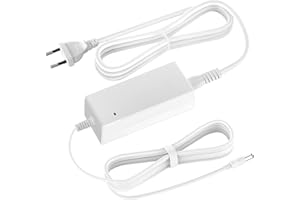 Gonine 12V 5A Adaptateur d’Alimentation Blanc, AC 100-240V à DC 12 Volt 5 Amp Transformer Convertisseur 5.5x2.5mm Prise pour LED Strip Light DVR NVR Security Cameras System CCTV Accessoires