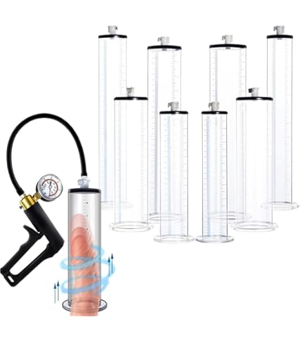 NAIXBTY Neu Mnnlicher Vorhautstretcher Penispumpe Vakuum Pumpe mit Griff  und Manometer SM Silikon Rohr Handpumpe Vorhaut-Streckgert  Unterdruck-Vakuumpumpe Penis Pumpe Erotik Sex Spielzeug fr Mnner :  Amazon.de: Drogerie & Krperpflege