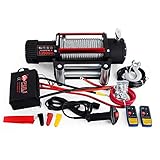 SucceBuy 12V Treuil Electrique Winch Pour Levage Pour Voiture Camping-Car (13500LBS)