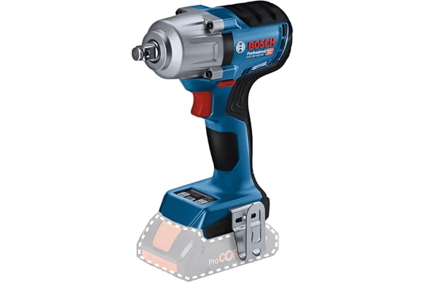 Bosch Professional 18V System visseuse à chocs sans-fil GDS 18V-450 HC (couple de serrage 450 Nm, couple de décollement 800 Nm)