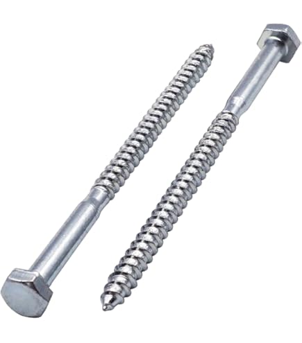 Solid Steel 100 Viti Per Legno A Testa Ovale, Acciaio Inox 18-8, Misura #6 X 1/2 Pollice, Fessura Singola Set Chiavi Esagonali - Foto 9