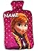 Produktbild kleines Kirschkernsäckchen / Körnerkissen / Plüschtier - " Disney Frozen - die Eiskönigin - Anna " - incl. Name - Mikrowelle - Wärme / Wärmekissen - Heizkissen Körner - wärmen + kühlen - groß Kuscheltier - Kirschkernkissen Tier / für Kinder Babys und Erwachsene - superweich - völlig unverfroren Prinzessin Elsa Arendelle - Olaf - Baby / Wärmetier - Nacken - Kinderwärmflasche