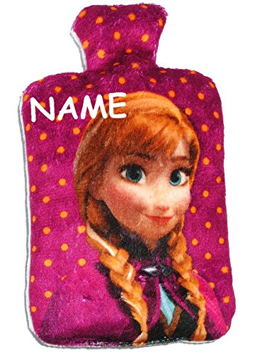 Preisvergleich Produktbild kleines Kirschkernsäckchen / Körnerkissen / Plüschtier - " Disney Frozen - die Eiskönigin - Anna " - incl. Name - Mikrowelle - Wärme / Wärmekissen - Heizkissen Körner - wärmen + kühlen - groß Kuscheltier - Kirschkernkissen Tier / für Kinder Babys und Erwachsene - superweich - völlig unverfroren Prinzessin Elsa Arendelle - Olaf - Baby / Wärmetier - Nacken - Kinderwärmflasche