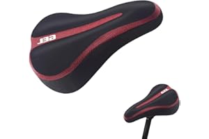 BUTYEAK Coprisella Bici Gel Morbido,Coprisella in Gel per Bicicletta, Coprisedili per Biciclette, Sella Bici per Ciclismo per Ciclismo, Coprisella in Gel per Bici Mountain Bike, Copri Sellini, 17 x 29,5 cm