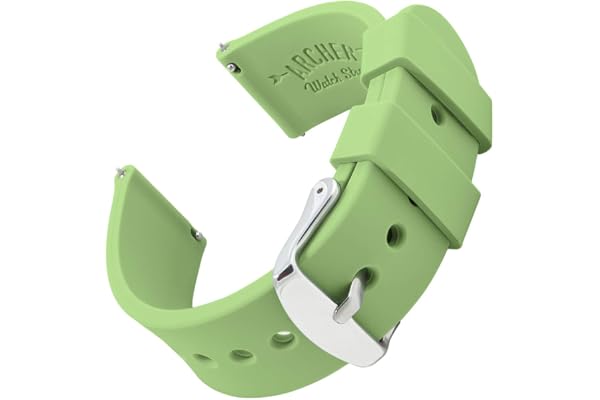 Archer Watch Straps - Bracelets de Montre en Silicone à Dégagement Rapide