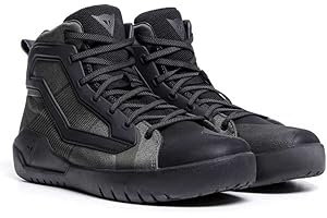 Dainese Men's Urbactive Gore-Tex Shoes Motorcycle Boot, Black/Army-Green, 9 UK