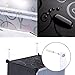 Songmics Interlocking Storage Cube Organiser Shelf / Shoe Rack / Wardrobe Cabinet 112 x 112 x 37 cm Black LPC116