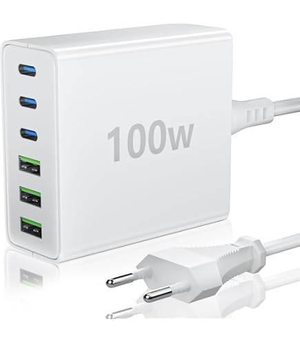 120W Schnellladeadapter Mit Kabel | 6A Quick Charge Für Laptop & Handy