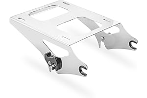 WeiSen Two-Up Tour Pack Pak Mount Luggage Rack Quick-Detach Compatible with Harley Davidson Touring Street Glide/Electra Glide/Road Glide/Road King 2014-2022