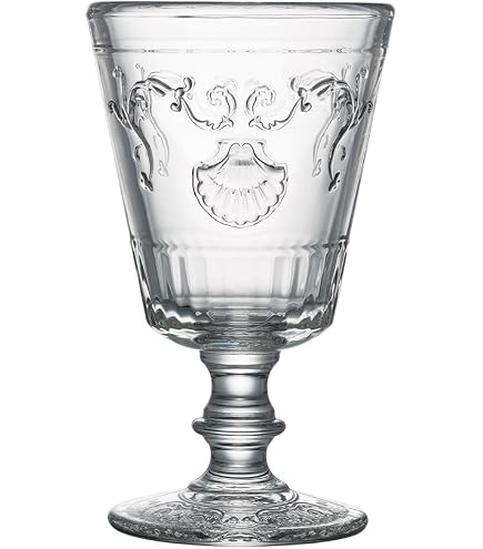 La Rochère Weinglas Abeille Mit Bienenmotiv – 6er-Set, 24cl, Robust & Spülmaschinenfest, Made In France