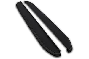 Predator 4x4 Black OEM Style Side Steps Pair Running Boards Foot Rails Bolt on Kit Designed For Range Rover Evoque L538 2012-2018