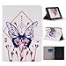 Produktbild All-New Kindle E-Reader 2016 Lederhülle, Asnlove PU Ledertasche Schutzhülle + Weich Hülle Stand Feature Flipcase Tasche Leather Case mit Standfunktion Tablet Etui mit Karte Slots für Amazon All-New Kindle E-Reader 6 Zoll 8th Generation Nur, Schmetterling